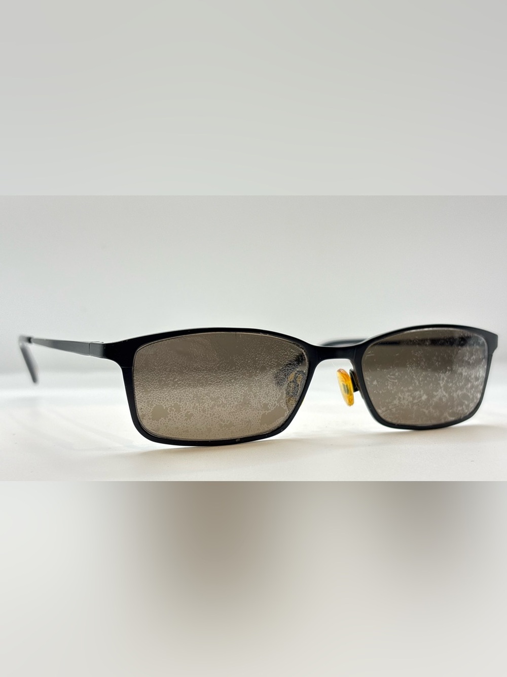 JB022 Black Oval Metal Sunglasses Frames Only